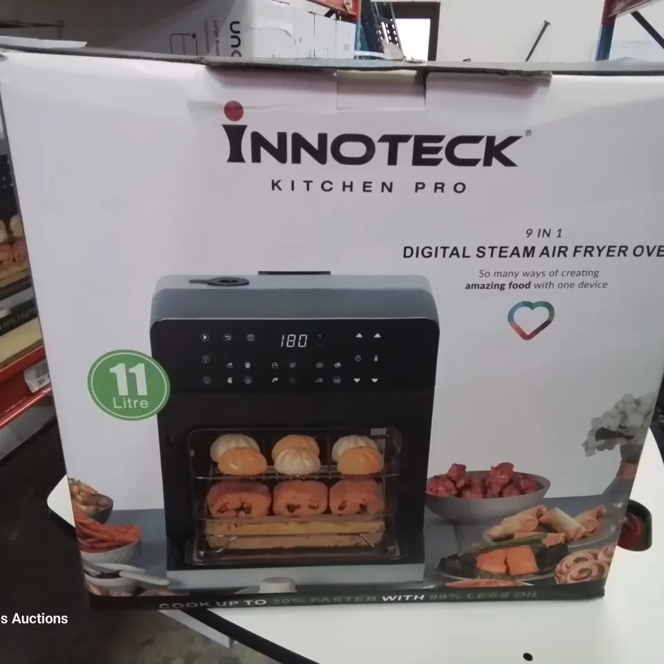 BOXED INNOTECK KITCHEN PRO 9 IN 1 DIGITAL STEAM AIR FRYER OVEN