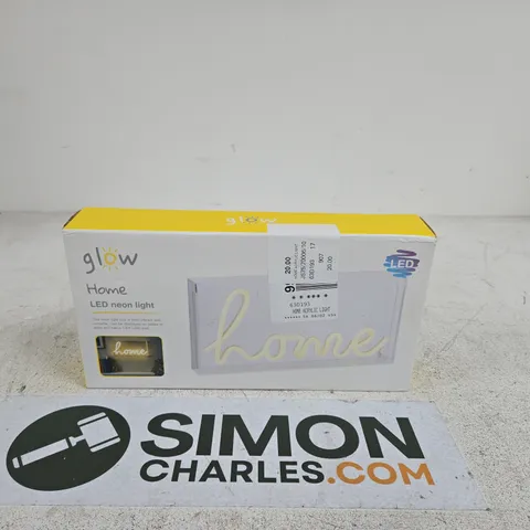 GLOW "HOME" LED NEON LIGHT