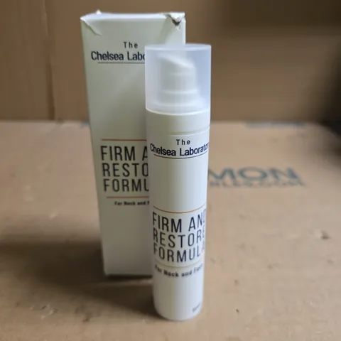 THE CHELSEA LABORATORY FIRM & RESTORE FORMULA FOR NECK & DECOLLETAGE – PUMP BOTTLE WITH BOX 50ML