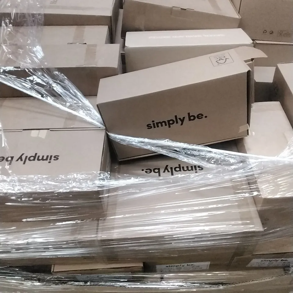 PALLET OF BRAND NEW WOMENS QUALITY DESIGNER SHOES APPROXIMATELY 100 TO INCLUDE;HEELS, SANDALS, FLIP FLOPS ETC