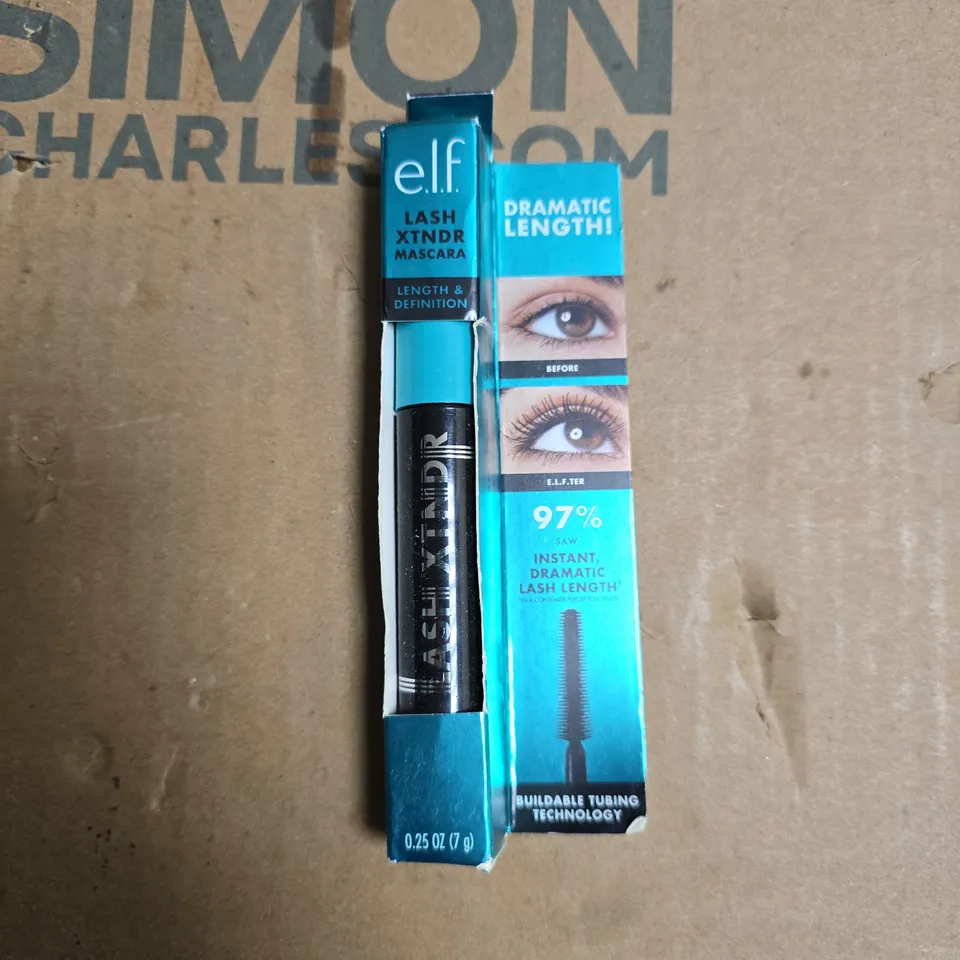 TOTE OF APPROXIMATELY 12 ASSORTED COSMETICS TO INCLUDE: ELF LASH XTNDR