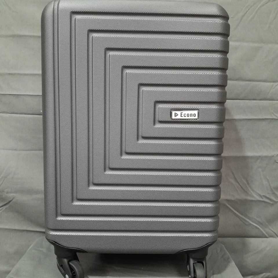 BOXED ECONO CABIN SIZE SUITCASE IN GREY