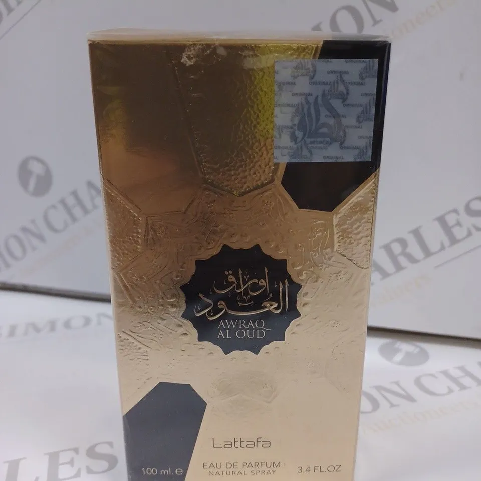 BOXED AWRAQ AL OUD LATTAFA EAU DE PARFUM 100ML