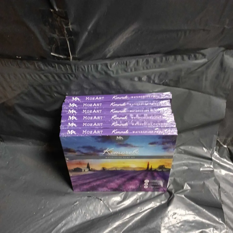 6x MOZART KOMOREBI WATERCOLOUR PAINT SET – 40 COLOURS, JAPANESE STYLE, ARTIST QUALITY (BOXED)