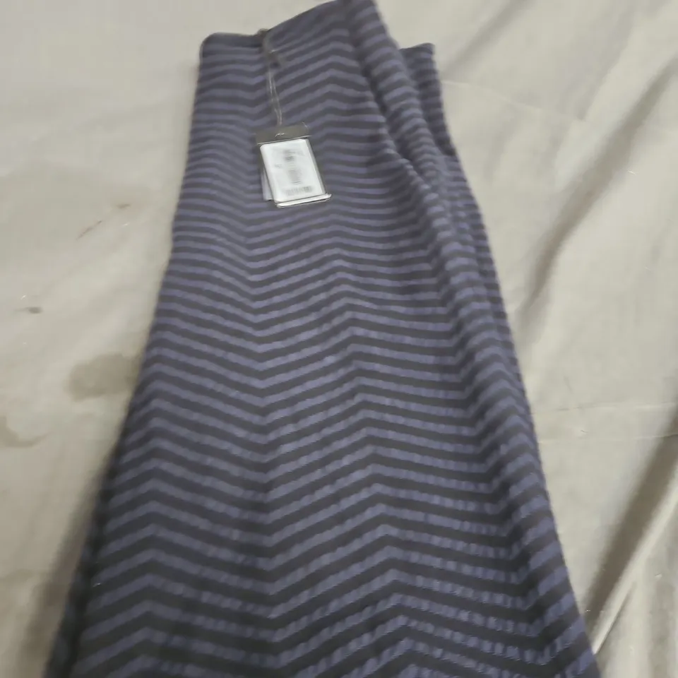 EMPORIO ARMANI STRAIGHT LEG COTTON BLEND TROUSERS - SIZE 10