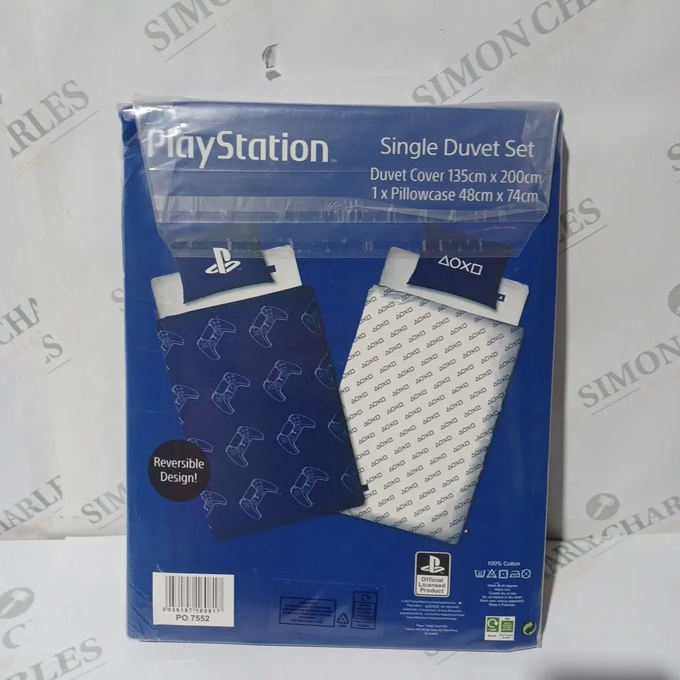 PLAYSTATION SINGLE DUVET SET 