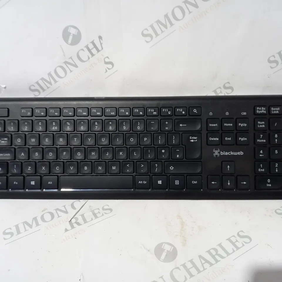 BLACKWEB WIRELESS SILENT KEYBOARD 