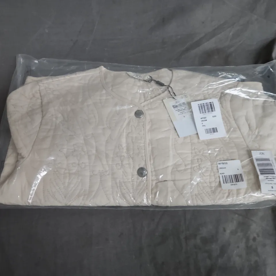 BAGGED JDY WOMEN'S QUILTED SHACKET CREAM – SIZE S