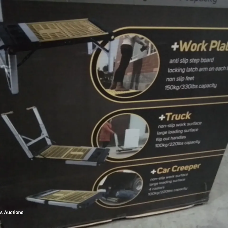 BOXED BUILDERS BRAND 4 IN1 WORK STATION 