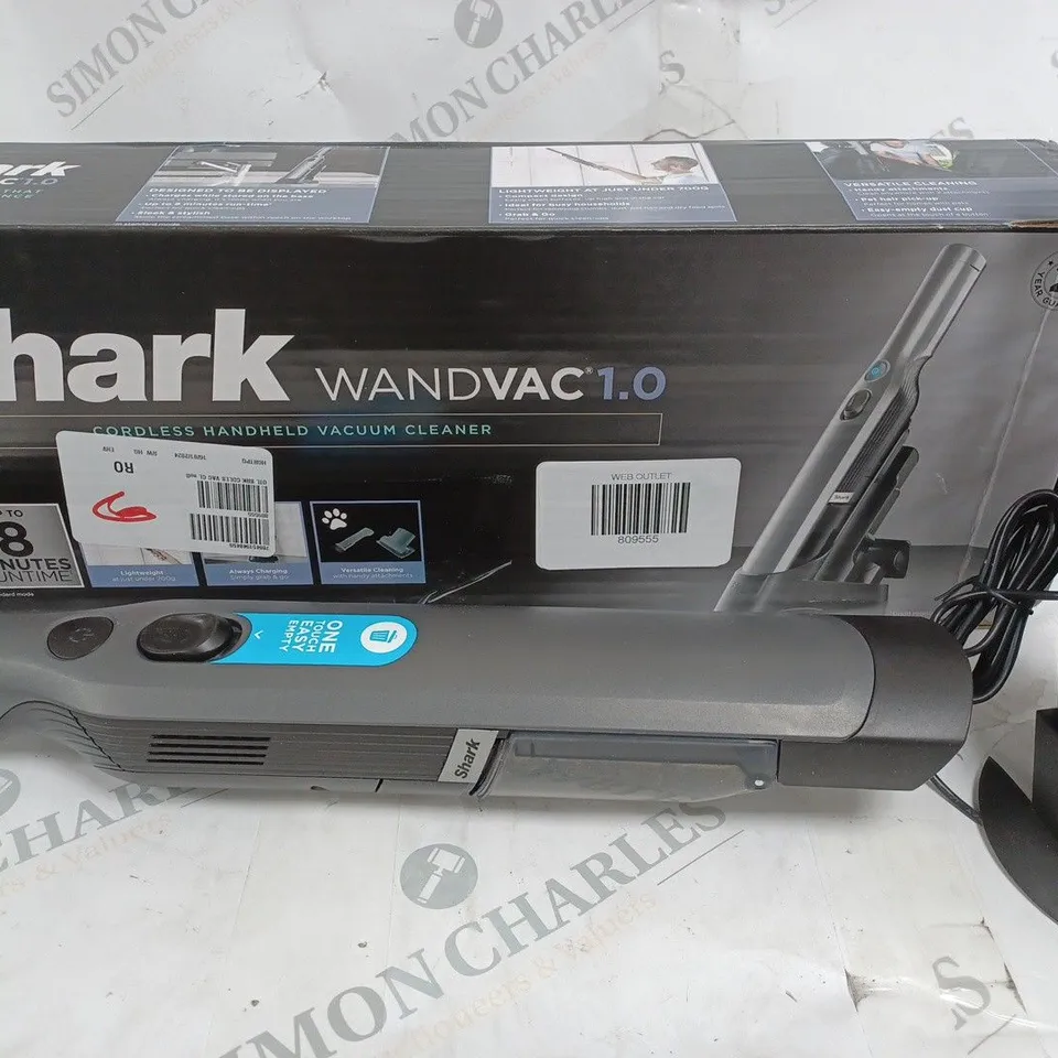BOXED SHARK WANDVAC 1.0 HANDHELD VACUUM CLEANER