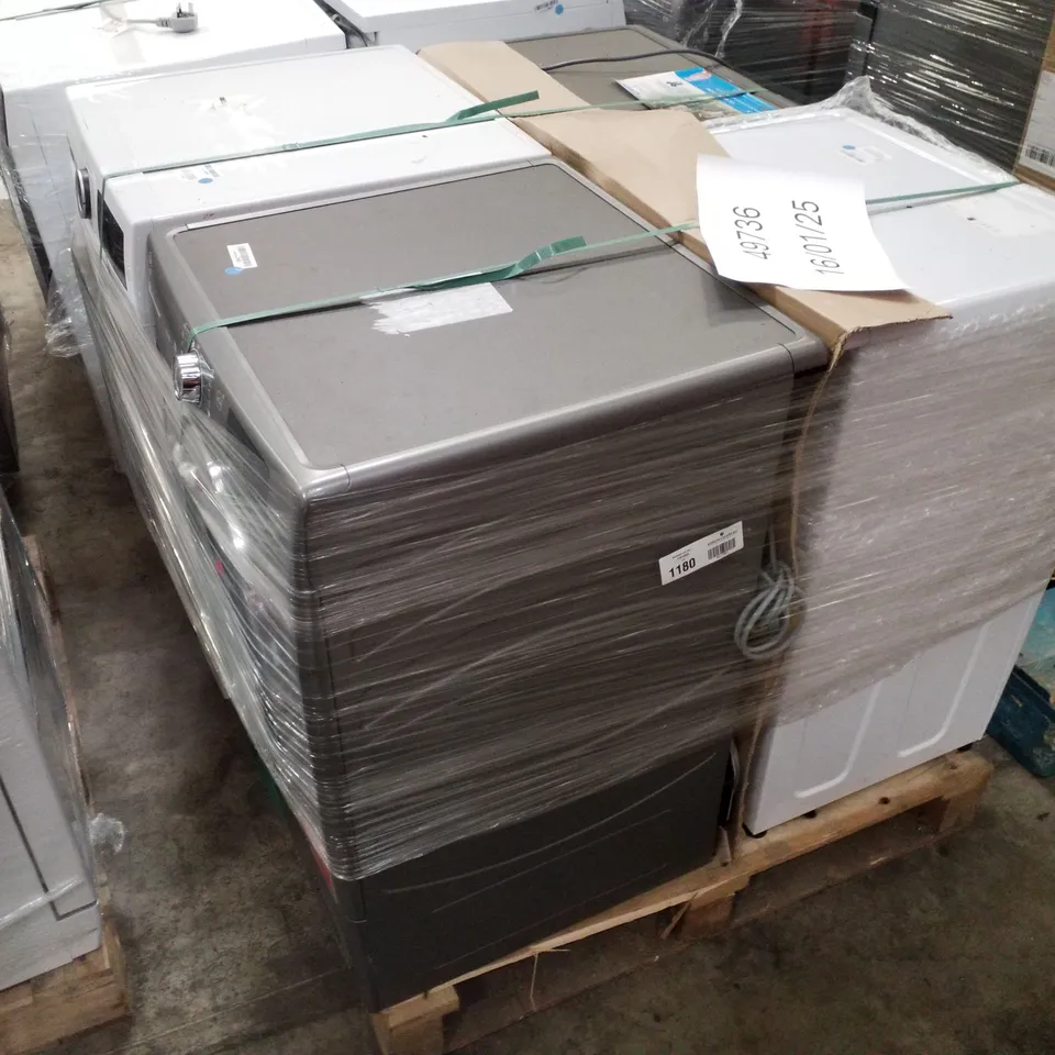 PALLET OF APPROXIMATELY 4 UNPROCESSED RAW RETURN WHITE GOODS TO INCLUDE;