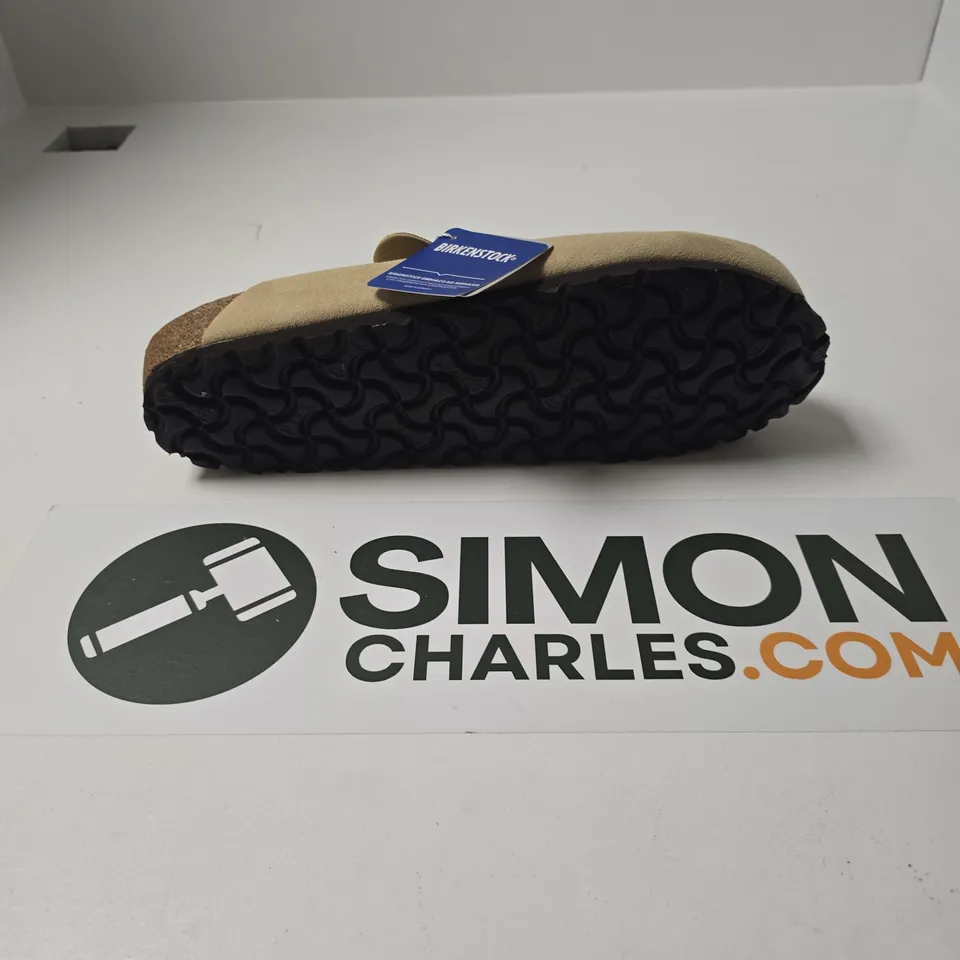 UNBOXED PAIR OF BIRKENSTOCK BOSTON CLOGS IN TAUPE - SIZE 44
