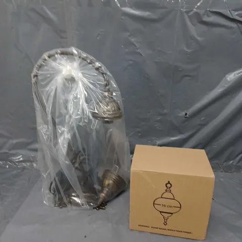 UNBOXED VINTAGE TABLE LAMP - RUSTIC EFFECT