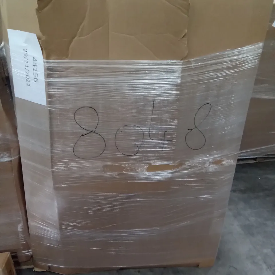 PALLET OF ASSORTED ITEMS INCLUDING TOMMEE TIPPEE, LITTLETON WOODEN CLEANING SET, JBL SOUND BAR, WOODWORM SPRING BACK STUMPS, LOOXII RETRACTABLE SAFETY GATE 