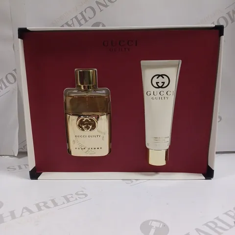 BOXED GUCCI GUILTY FRAGRANCE GIFT SET