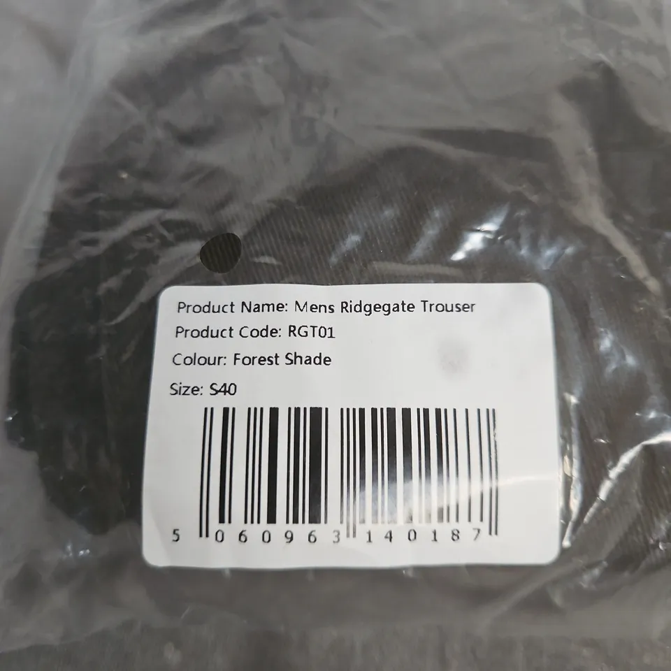 HAREHILL MENS RIDGEGATE TROUSER – FOREST SHADE, UK 40 (S40) – RGT01