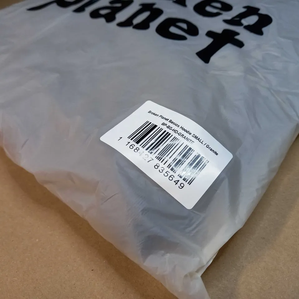 PACKAGED BROKEN PLANET GRANITE HOODIE - SMALL