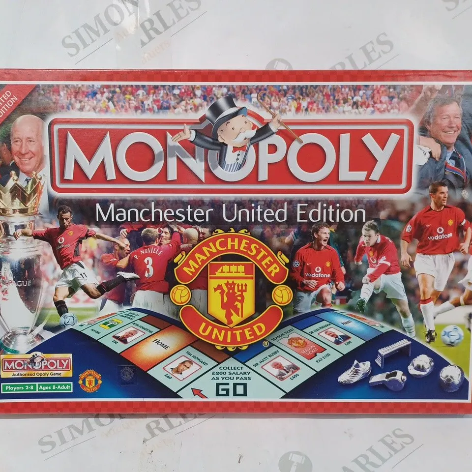 LIMITED EDITION MONOPOLY - MANCHESTER UNITED EDITION