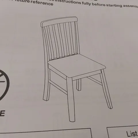 BOXED PAIR OF COLOGNE DINING CHAIRS - LIGHT OAK EFFECT