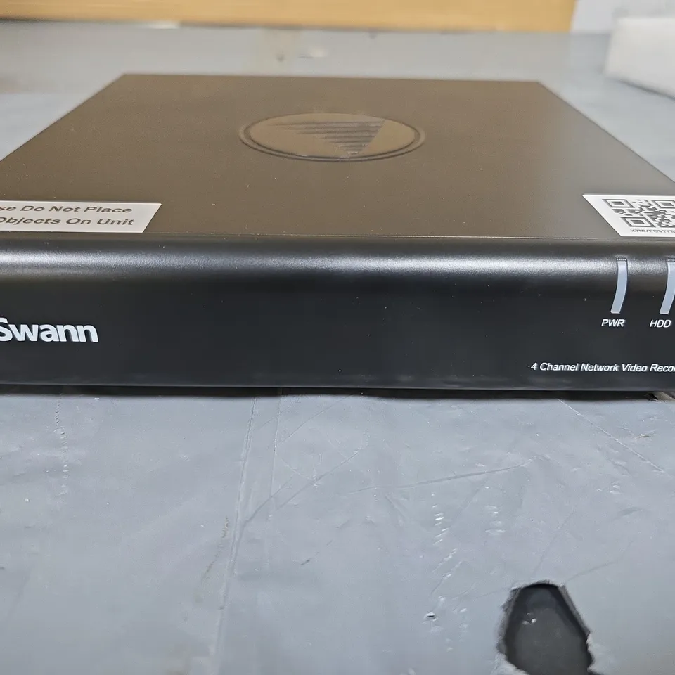 SWANN 4-CHANNEL NETWORK VIDEO RECORDER (NVR) – BLACK