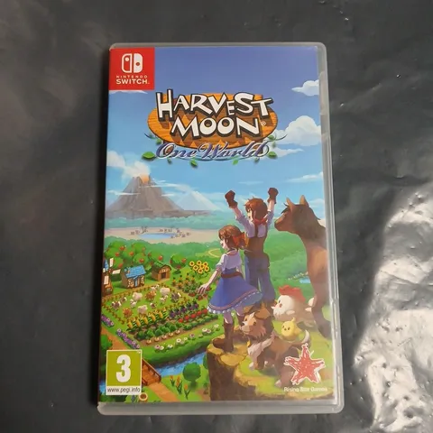 HARVEST MOON ONE WORLD FOR NINTENDO SWITCH