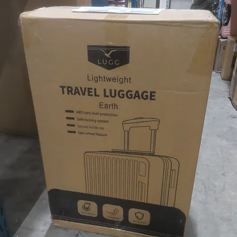 BOXED LUGG TRAVEL SUITCASE - EARTH