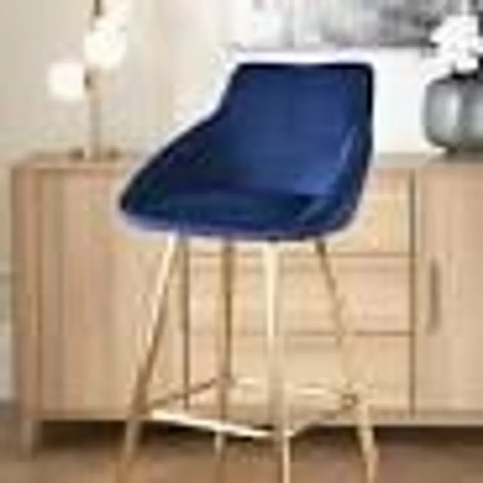 BOXED DAHLIA BAR STOOL - NAVY (1 BOX)