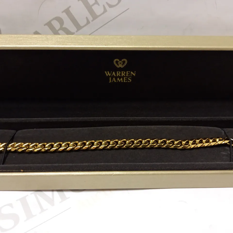 WARREN JAMES SOLID SUPER HEAVYWEIGHT MIAMI CUBAN BRACELET