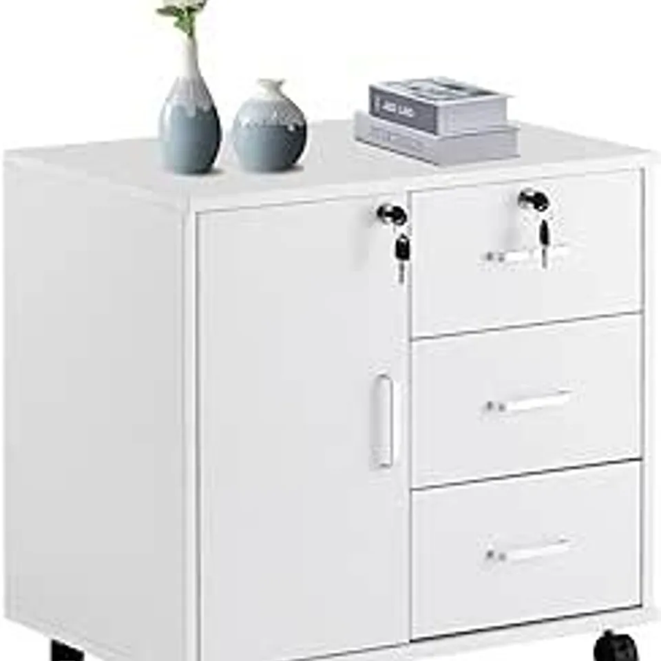 BOXED MOBILE FILE CABINET