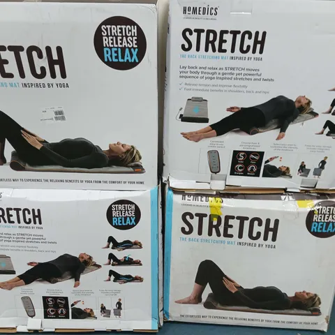 LOT OF 8 HOMEDICS STRETCH BACK STRETCHING MATS