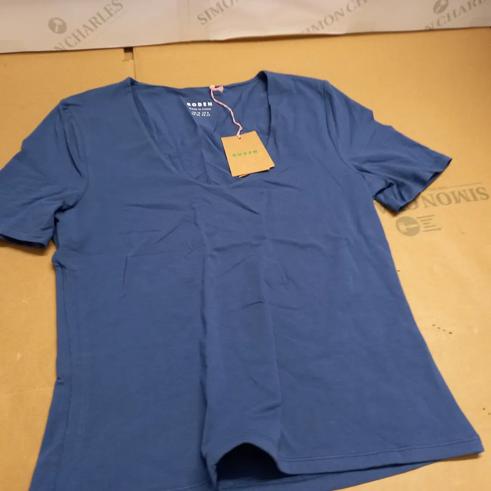 BODEN DOUBLE LAYER SHORT SLEEVE TOP - UK 12
