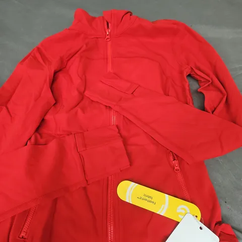 GLOWMODE RED ZIP-UP JACKET - M