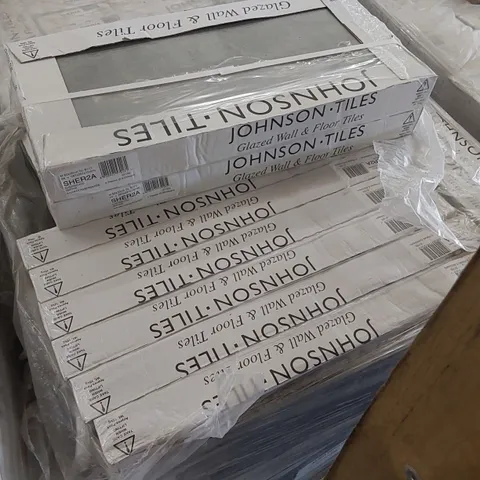 PALLET CONTAINING 40 CARTONS OF JOHNSONS SHERWOOD SMOKE TILES - 5 PER PACK / 597X297X10MM