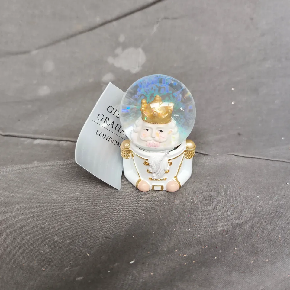 APPROXIMATELY 12 GISELA GRAHAM NUTCRACKER SNOW GLOBE ORNAMENTS
