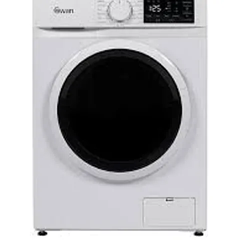 BOXED SWAN 8KG LOAD, 1400 SPIN FREESTANDING WASHING MACHINE - WHITE