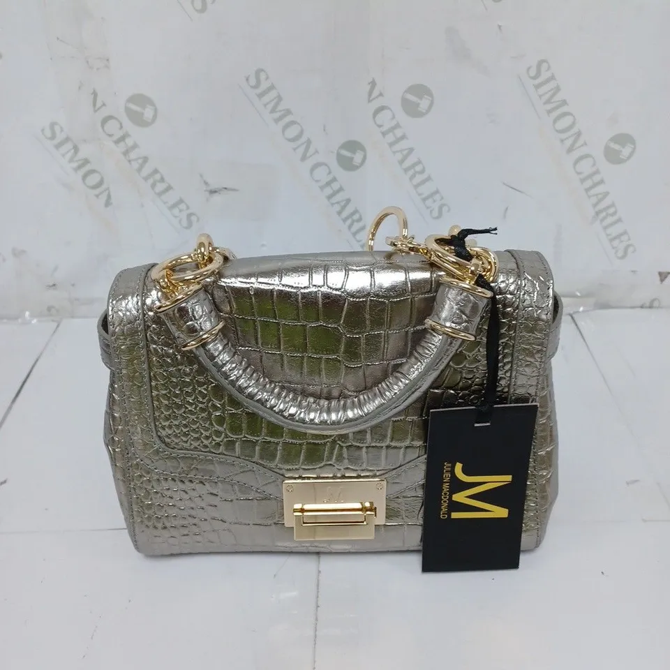 JULIEN MACDONALD HANDBAG IN SILVER/GOLD 