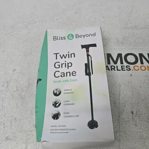 BLISS & BEYOND TWIN GRIP CANE – MODEL GB-8060 (BATTERY OPERATED, 2X AAA)