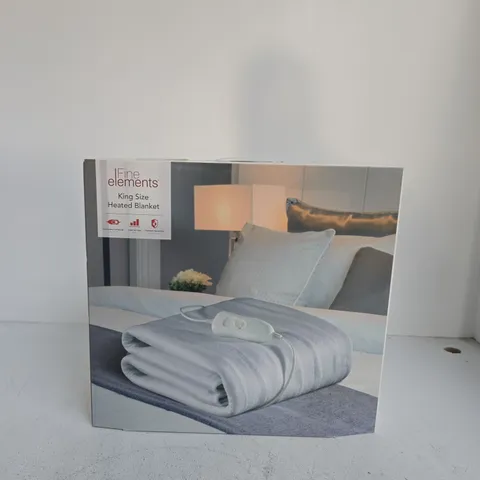 FINE ELEMENTS KING SIZE HEATED BLANKET – BOXED