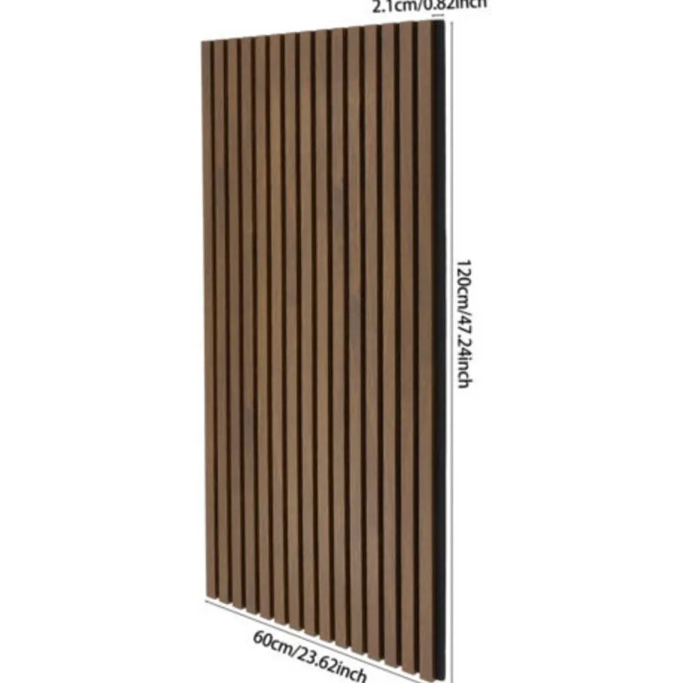 BOXED MDF WALL PANEL WITH PVC VENEER & PET BACKING