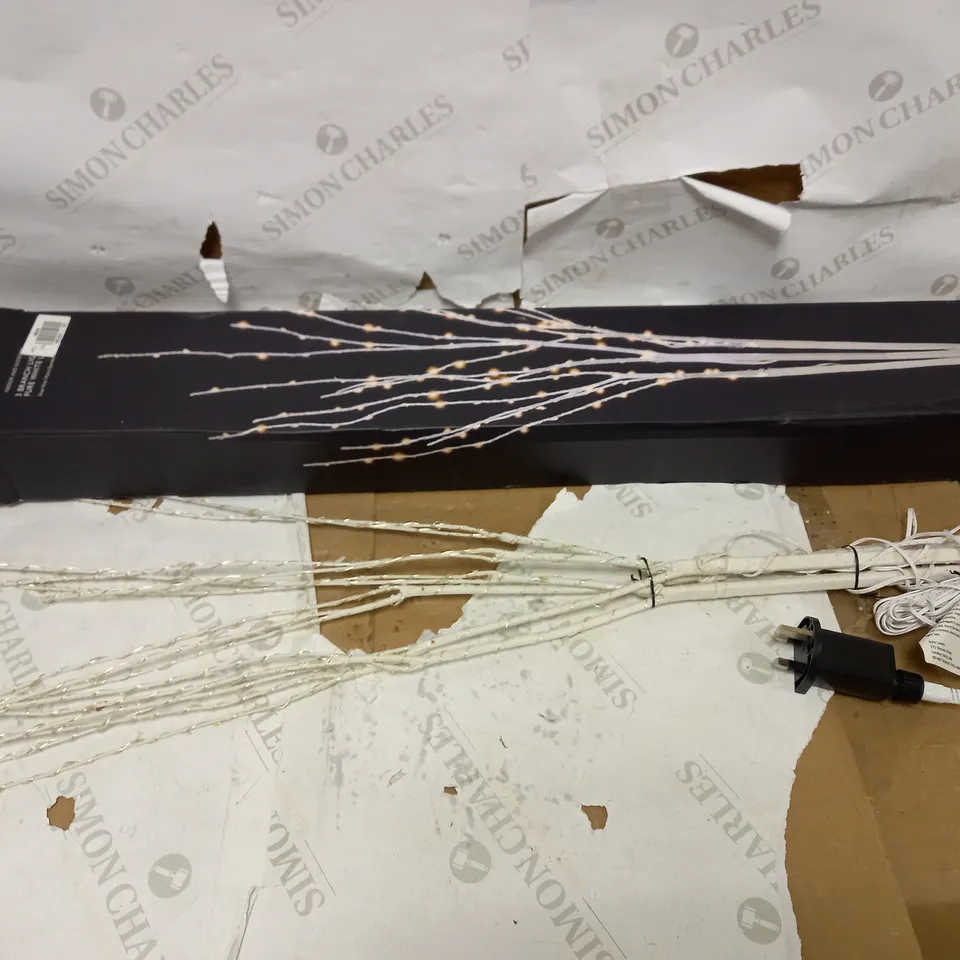 JOHN LEWIS 3 BRANCH LIGHTS PURE WHITE LEDS 