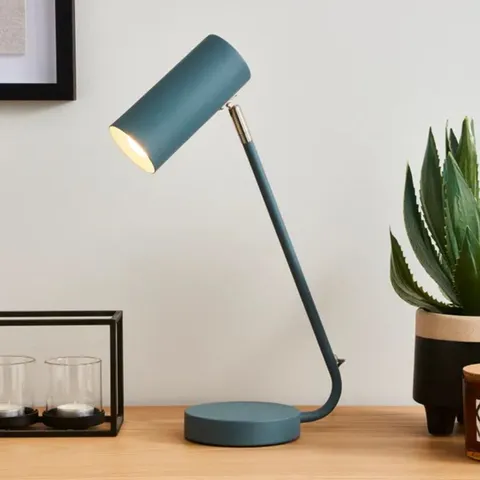 BOXED LILOU INTEGRATED LED TOUCH DIMMABLE TABLE LAMP - PACIFIC BLUE