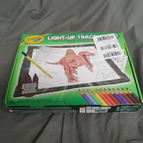 BOXED CRAYOLA DINOSAUR LIGHT-UP TRACING PAD