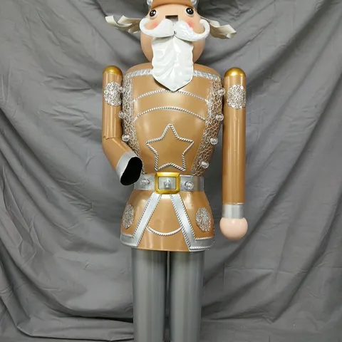 INLIT GIANT NUTCRACKER GOLD/SILVER - COLLECTION ONLY