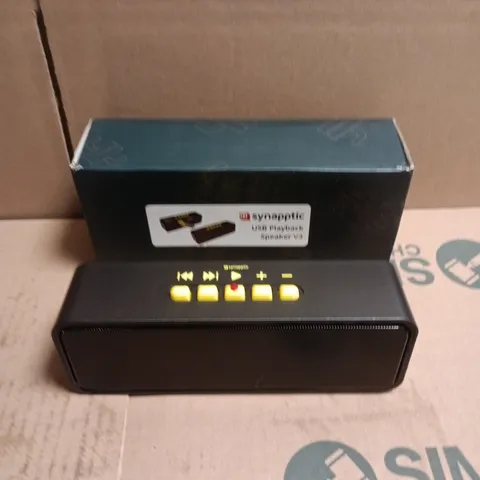 BOXED SYNAPPTIC USB PLAYBACK SPEAKER V3