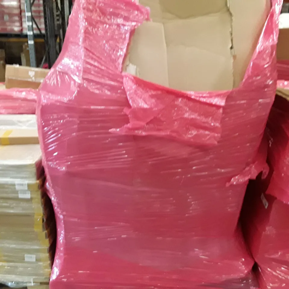 PALLET TO CONTAIN AN ASSORTMENT OF HOUSEHOLD ITEMS TO INCLUDE RUGS, BANDS, SLEEPING PADS AND DECROATIVE ITEMS ECT