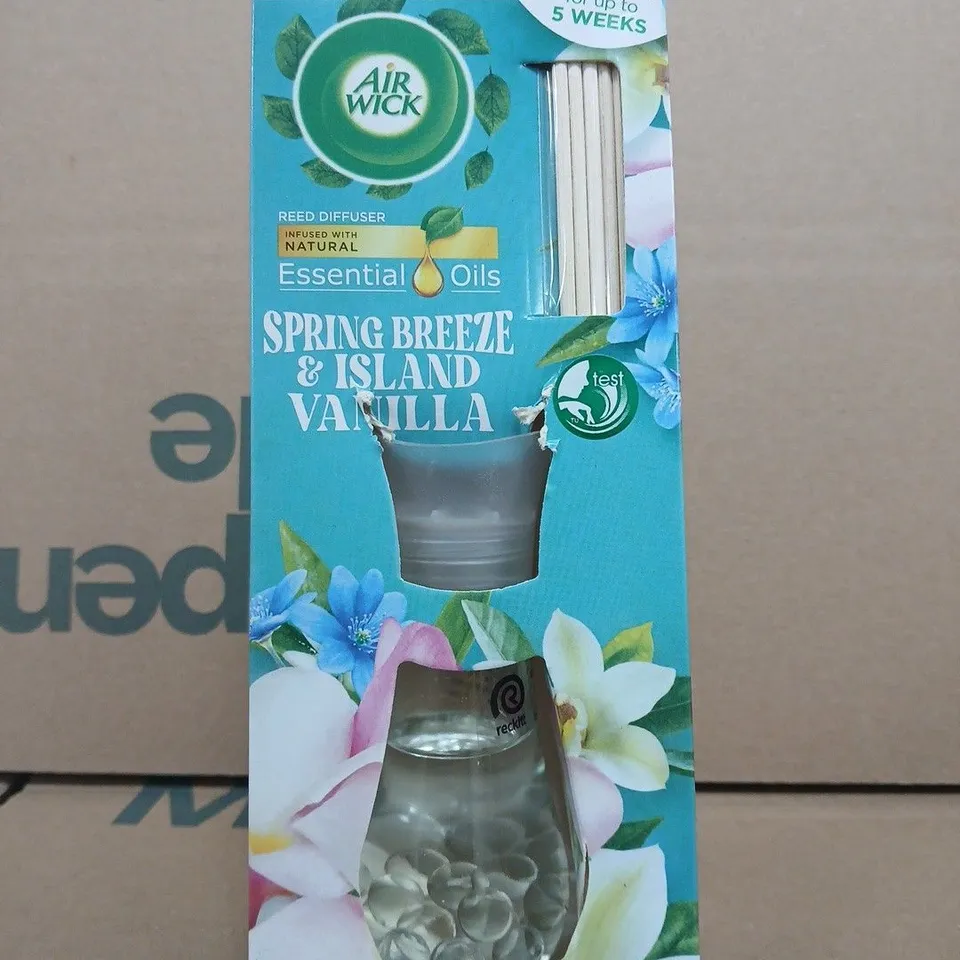 AIR WICK REED DIFFUSER – SPRING BREEZE & ISLAND VANILLA, LIMITED EDITION (BOXED)