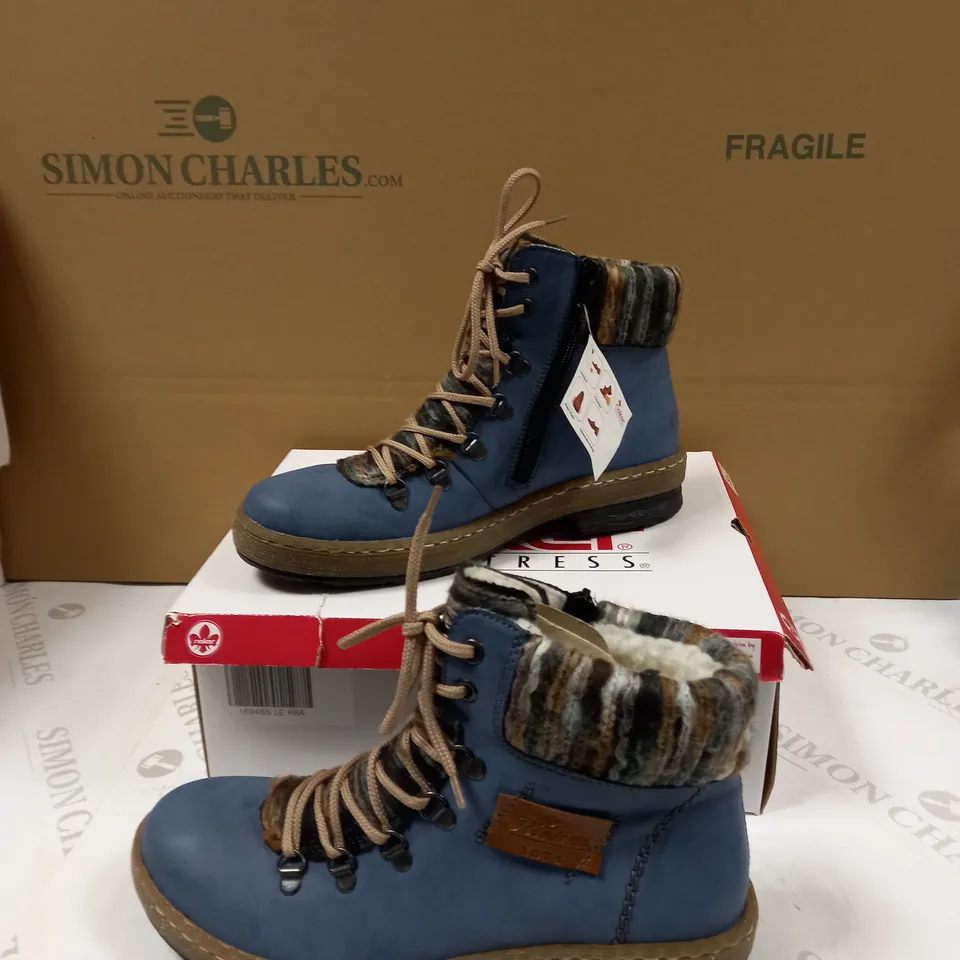 RIEKER LACE UP ANKLE BOOT 6.5