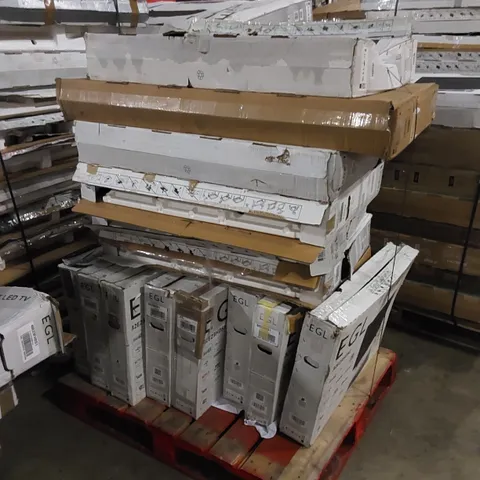 PALLET OF APPROXIMATELY 12 X ASSORTED UNTESTED TVS. BRANDS, MODELS AND CONDITIONS VARY