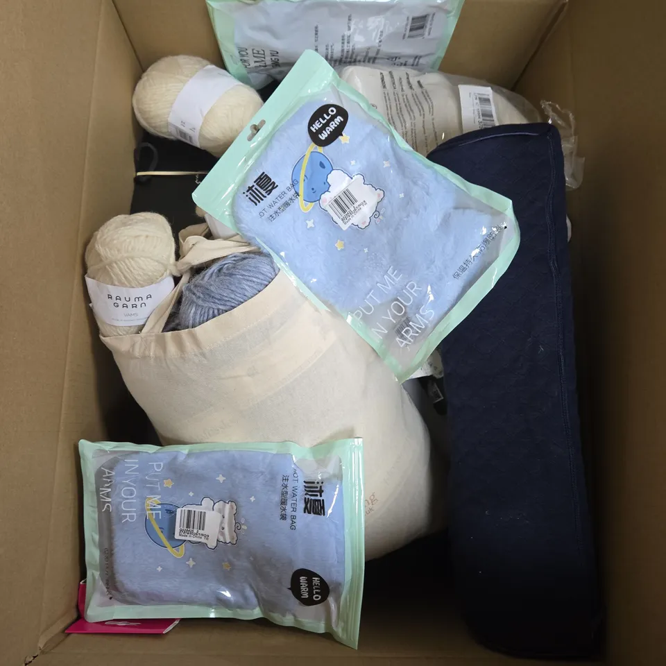 BOX OF APPROXIMATELY 15 ASSORTED HOUSEHOLD ITEMS