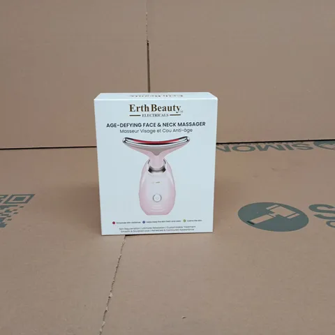 ERTH BEAUTY ELECTRICALS AGE DEFYING FACE AND NECK MASSAGER BOXED